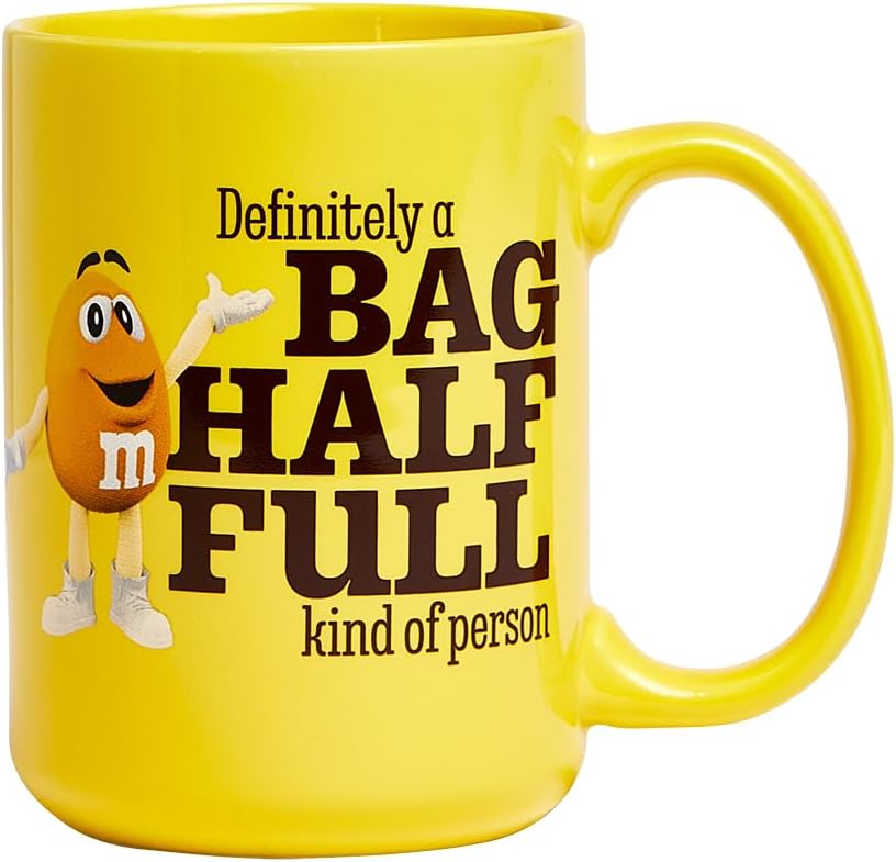 M&M’S Character Quote Mugs Gift Set of 6, Colorful Coffee or Tea Mugs, Fun Coffee Gift Set or Unique Birthday Gift