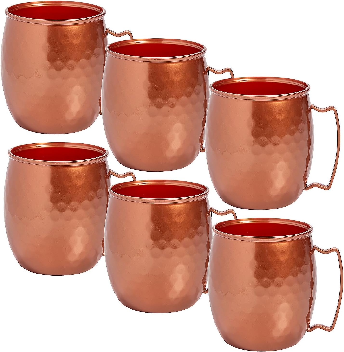 Fun Express Moscow Mule Reusable BPA-Free Plastic Cups 16 oz - Bulk 48 Ct